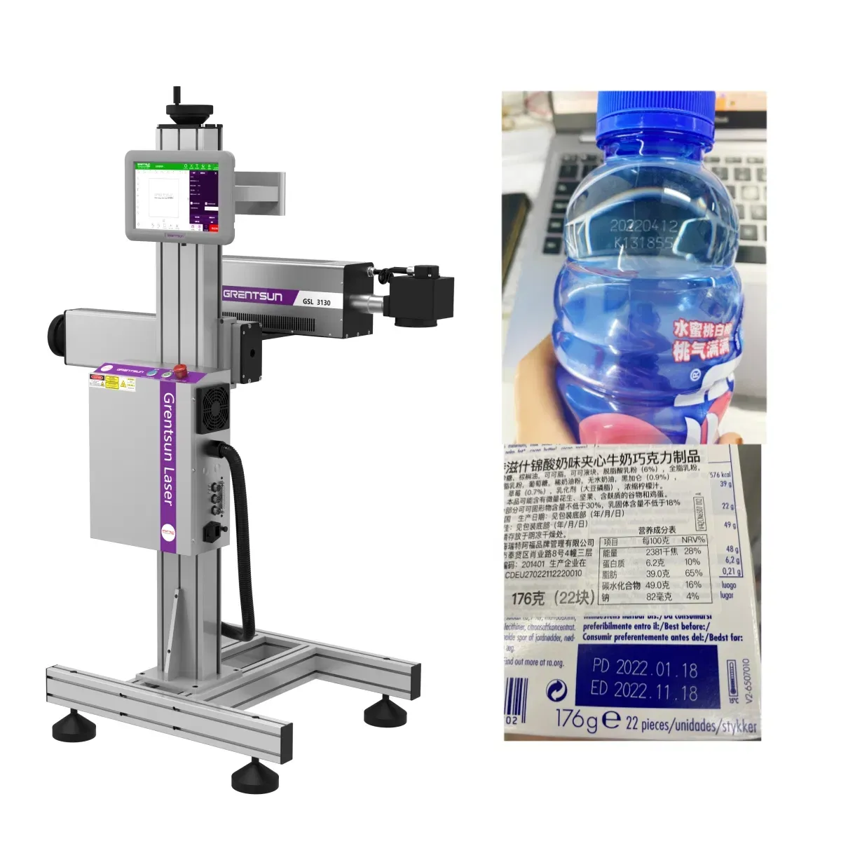 Профессиональная CO2 лазерная маркировочная машина GSL3160