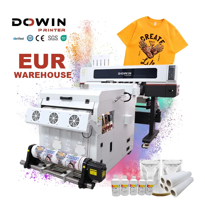 Профессиональный принтер DTF с шириной печати 61,5 см и двумя головками I1600