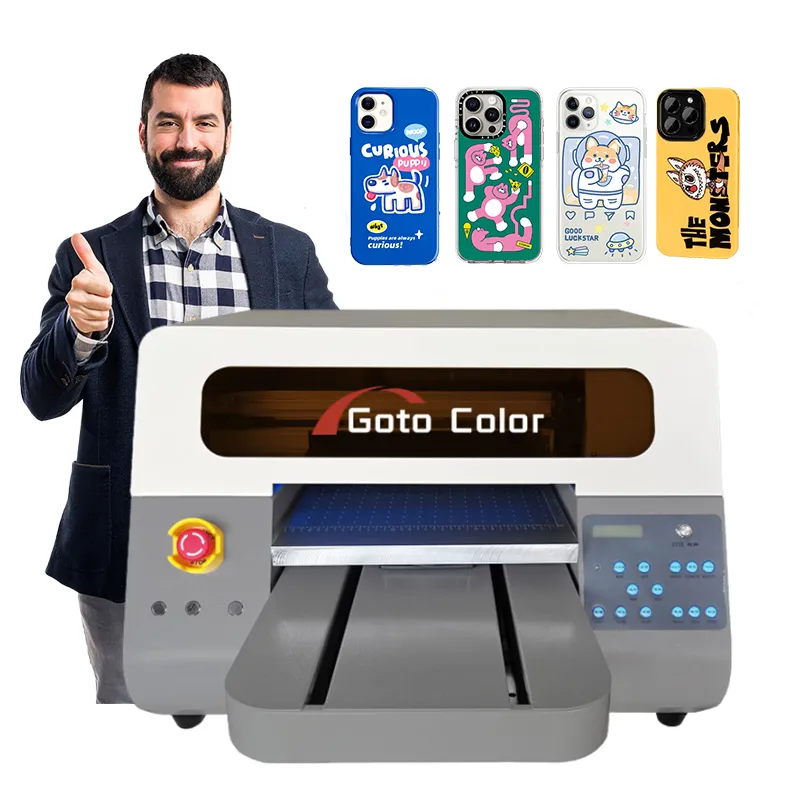 Профессиональный A3 Многофункциональный Tx800/XP600 Плоский УФ LED струйный принтер