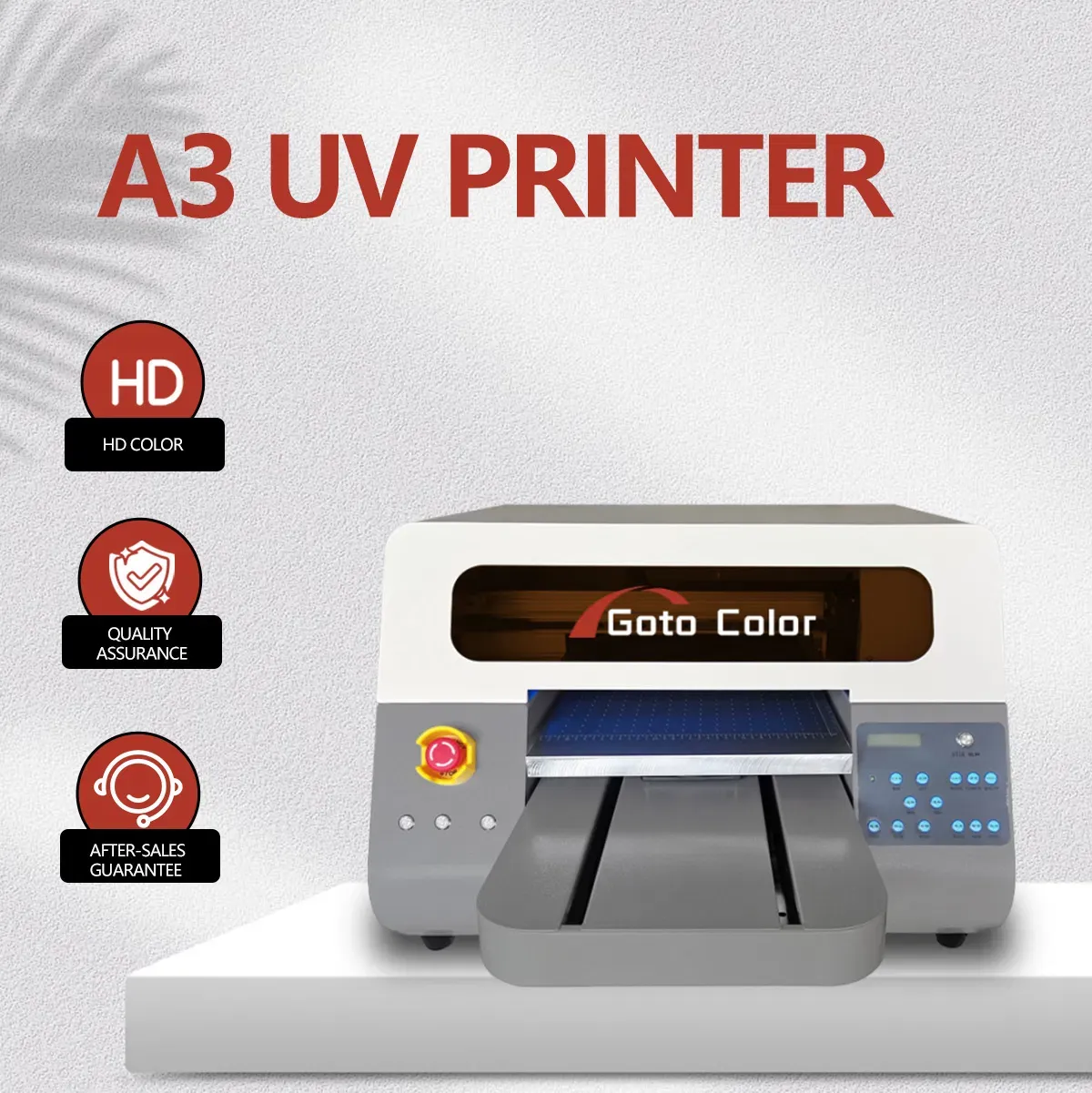 Профессиональный УФ-принтер A3 для печати на различных материалах