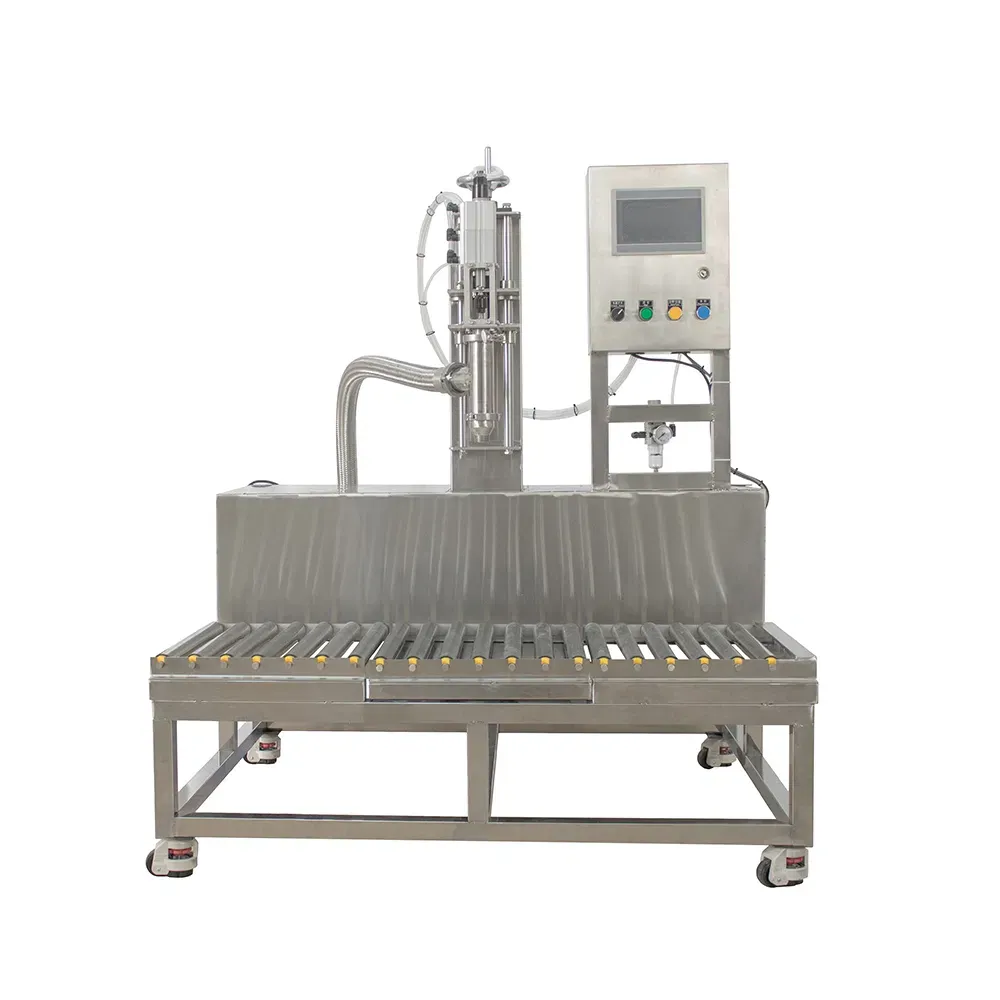 Полуавтоматическая машина для заполнения больших ведер с весами 2