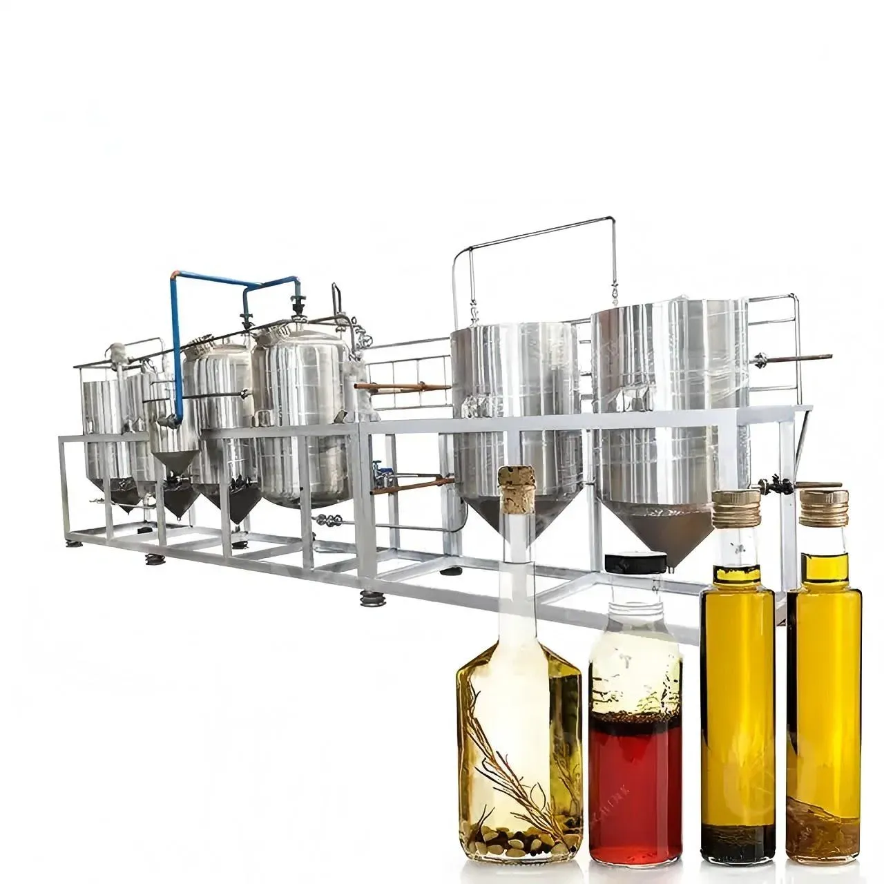 Автоматизированный нефтеперерабатывающий завод для пищевого масла