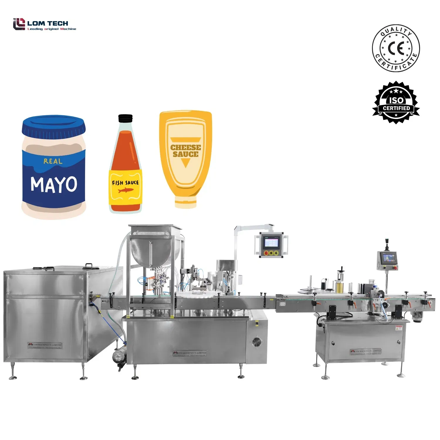 Современная автоматическая машина для заполнения, укупорки и маркировки парфюмерии