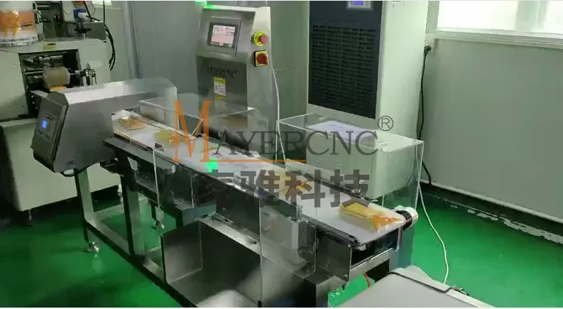 Система продвинутой индивидуальной инспекции безопасности пищевых продуктов с обнаружением металлов и взвешиванием 4