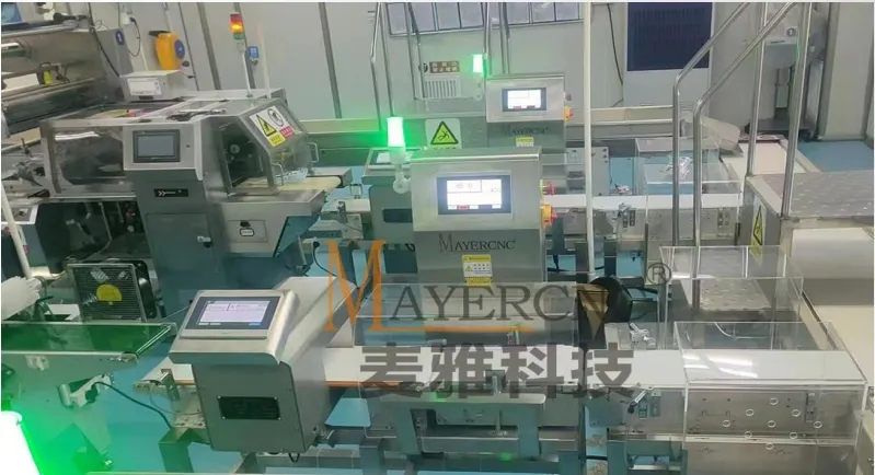 Система продвинутой индивидуальной инспекции безопасности пищевых продуктов с обнаружением металлов и взвешиванием 2