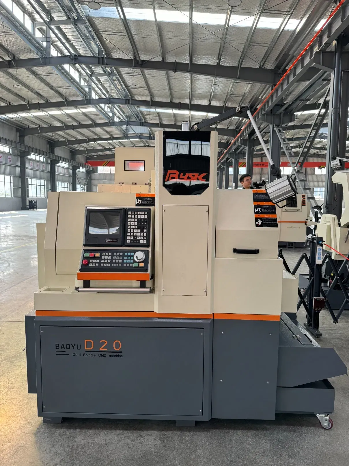 Современный D20 плоский швейцарский тип токарного станка с ЧПУ для прецизионной обработки металлов