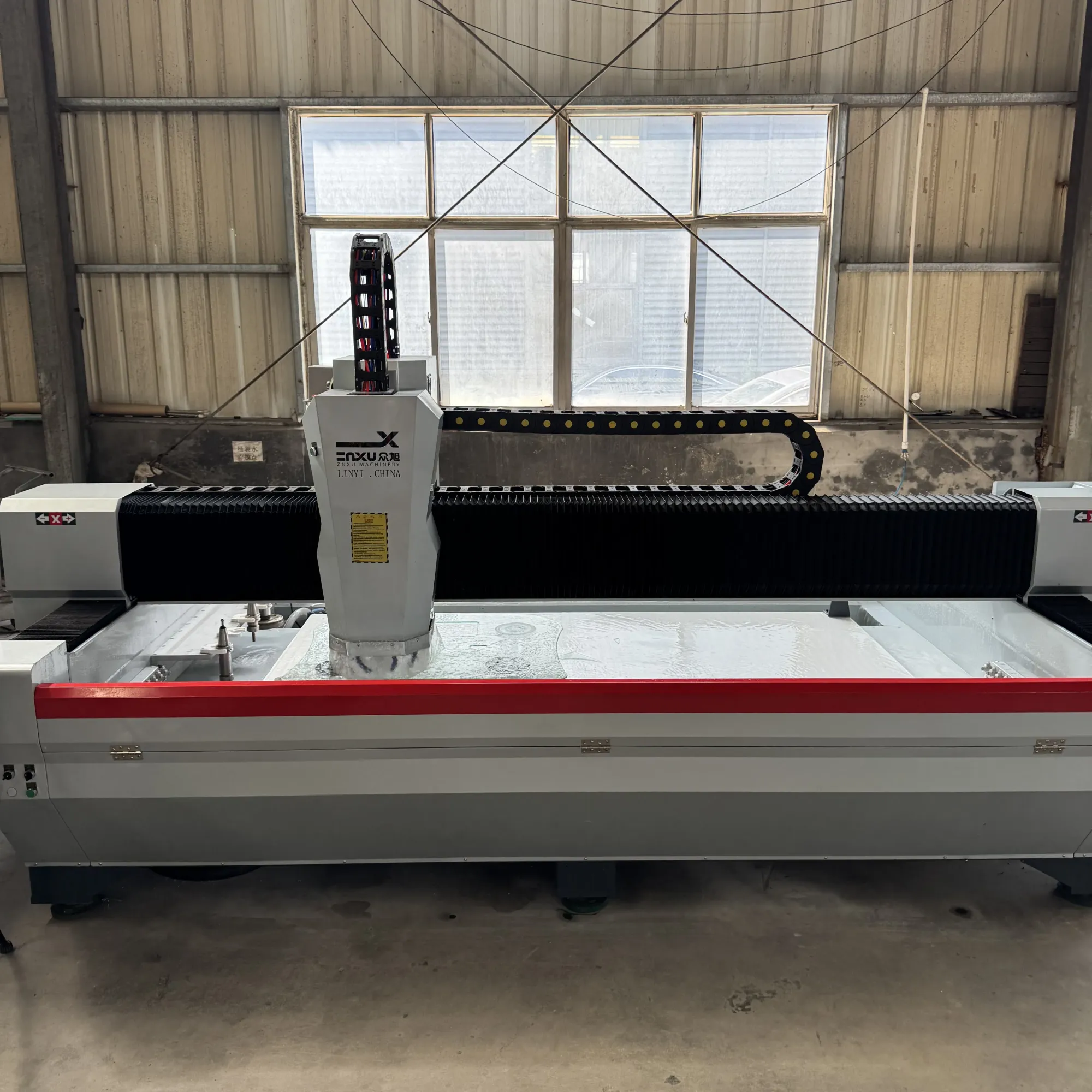 Цифровая ЧПУ машина для шлифовки стекла с двойной кромкой 5