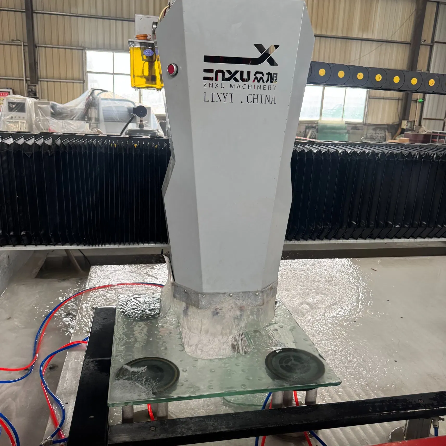 Цифровая ЧПУ машина для шлифовки стекла с двойной кромкой 6