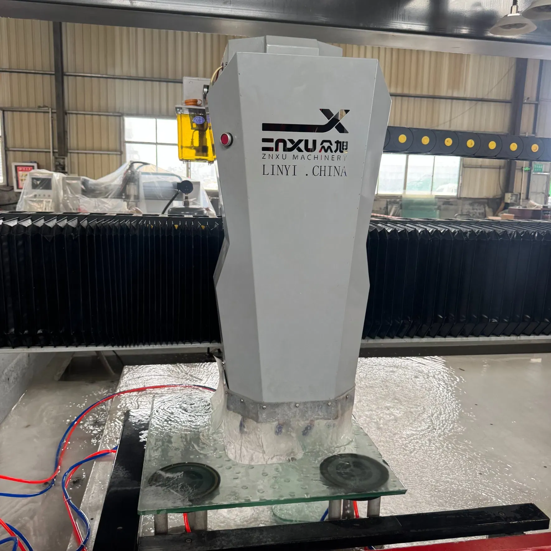 Цифровая ЧПУ машина для шлифовки стекла с двойной кромкой 5