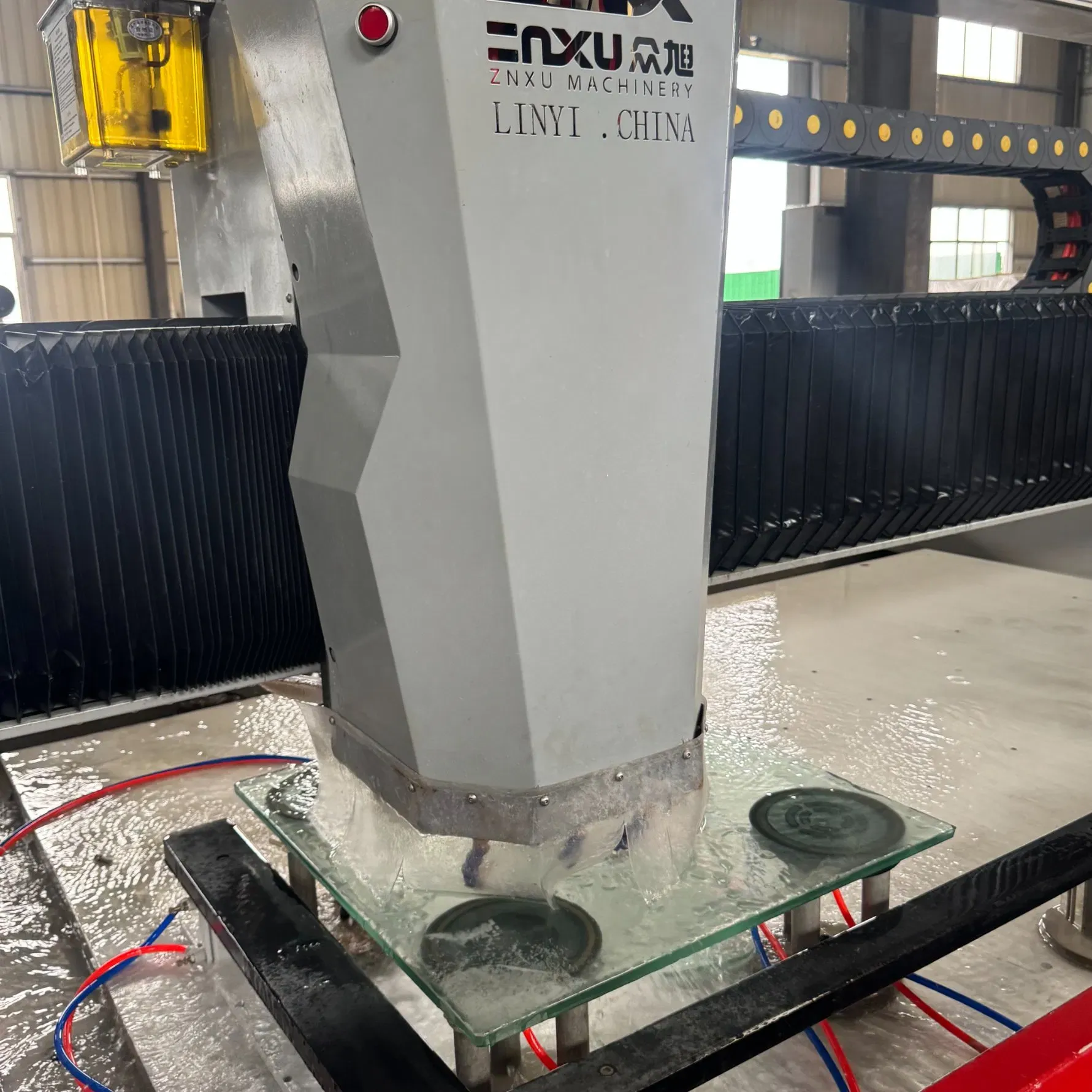 Цифровая ЧПУ машина для шлифовки стекла с двойной кромкой 3