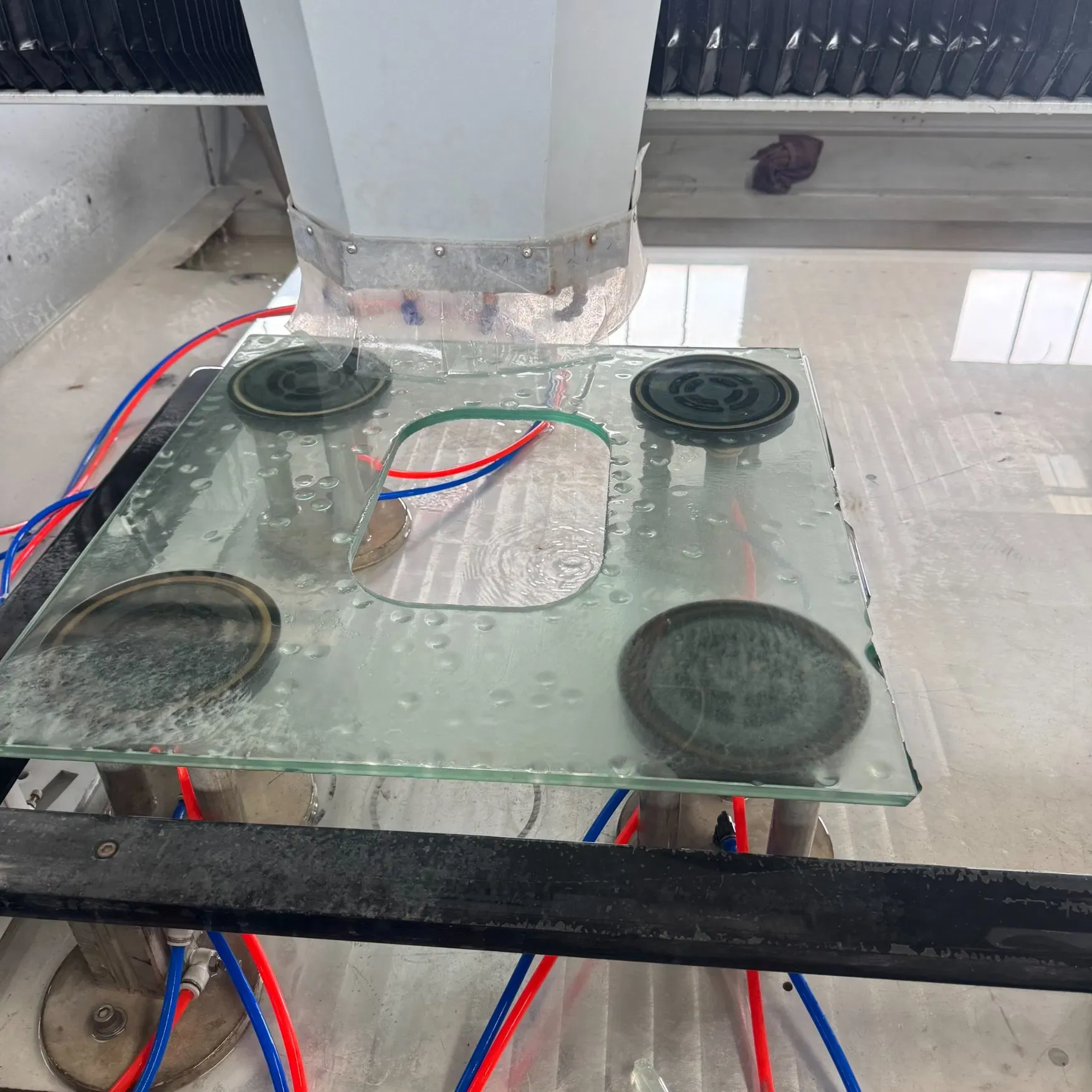 Цифровая ЧПУ машина для шлифовки стекла с двойной кромкой 2