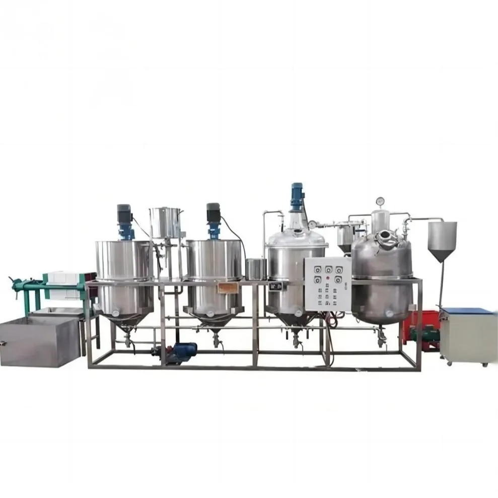 Современное оборудование для рафинирования растительного масла