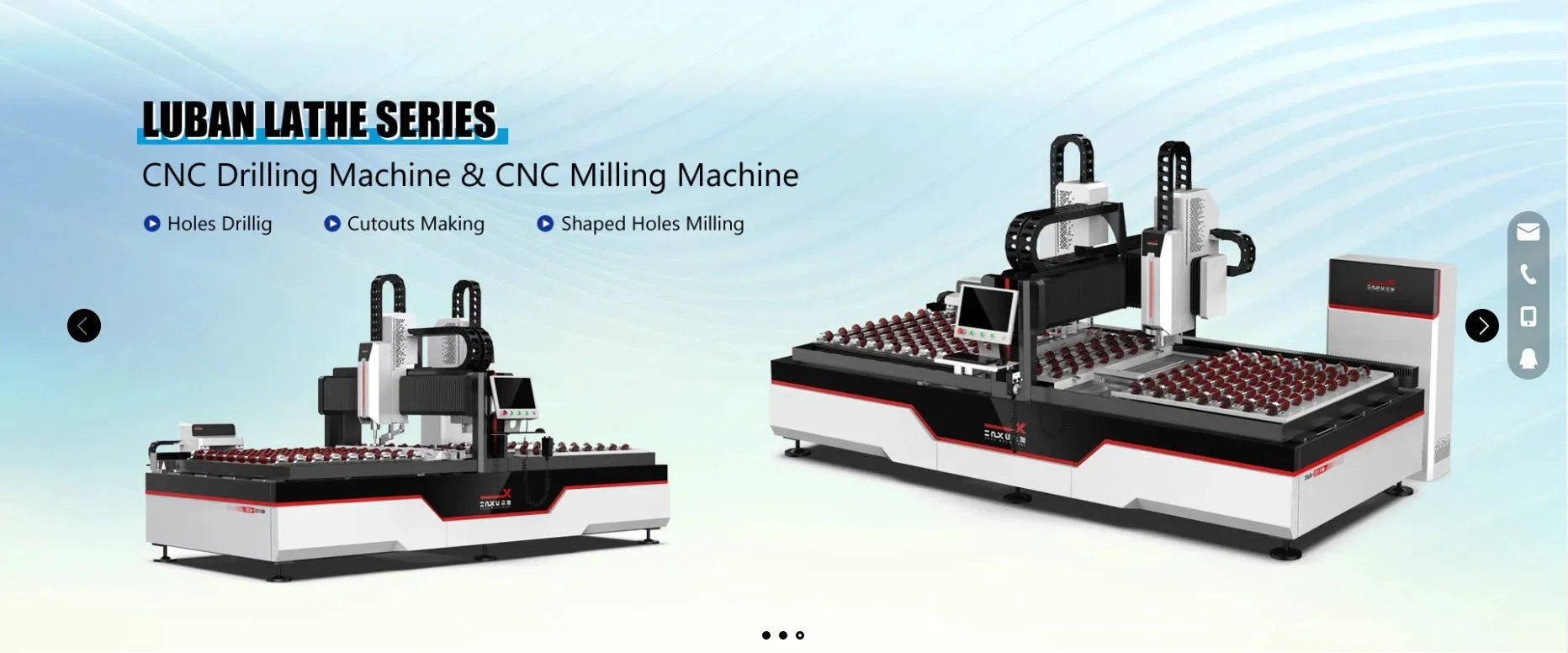 Современный станок для фрезерования и сверления стекла Zxlb с ЧПУ 2