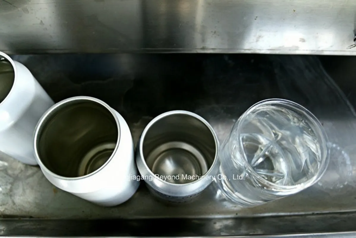 Автомат для розлива, укупорки и упаковки алюминиевых банок для напитков 4