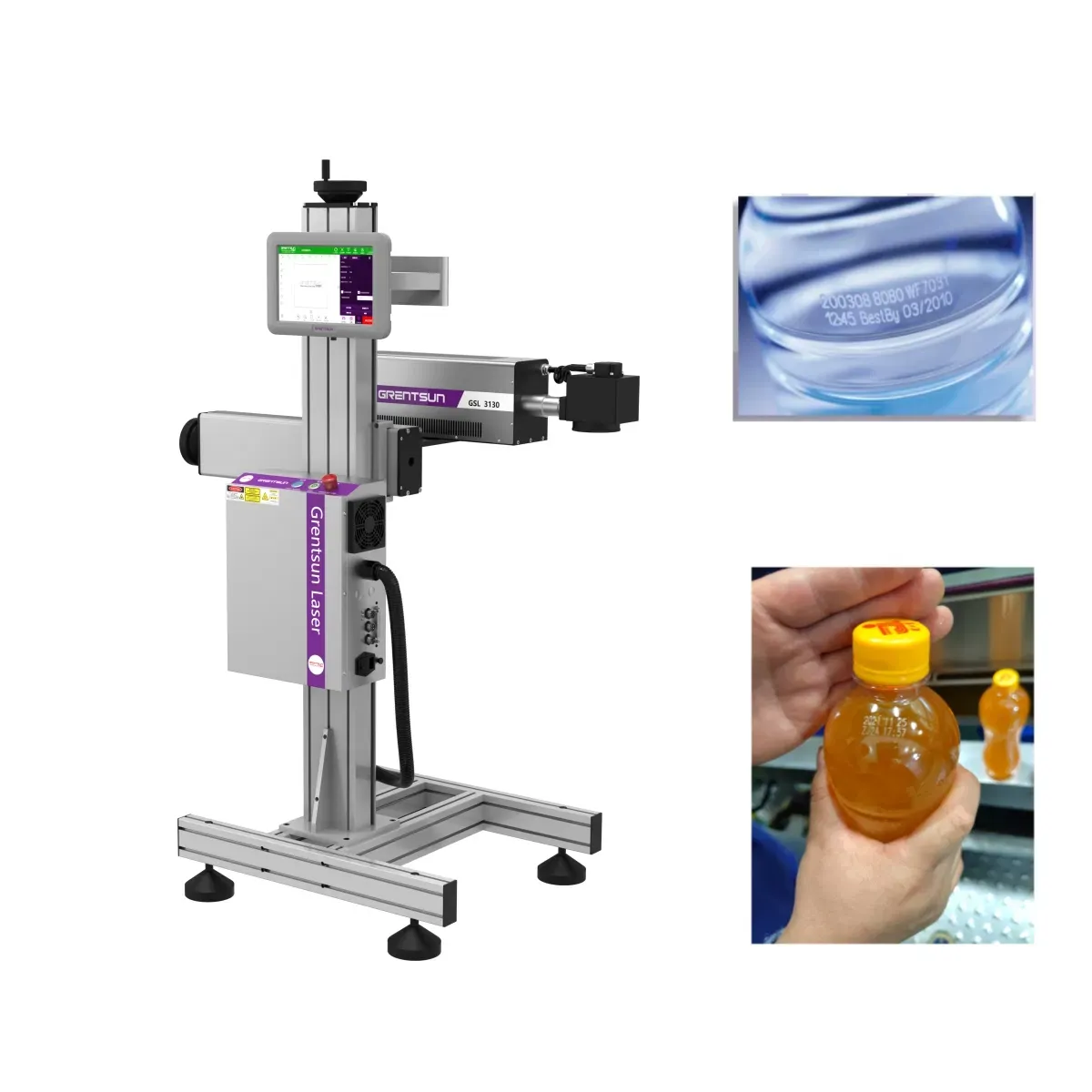 Высокоскоростная линия сборки CO2 лазерного маркировочного станка GSL3000