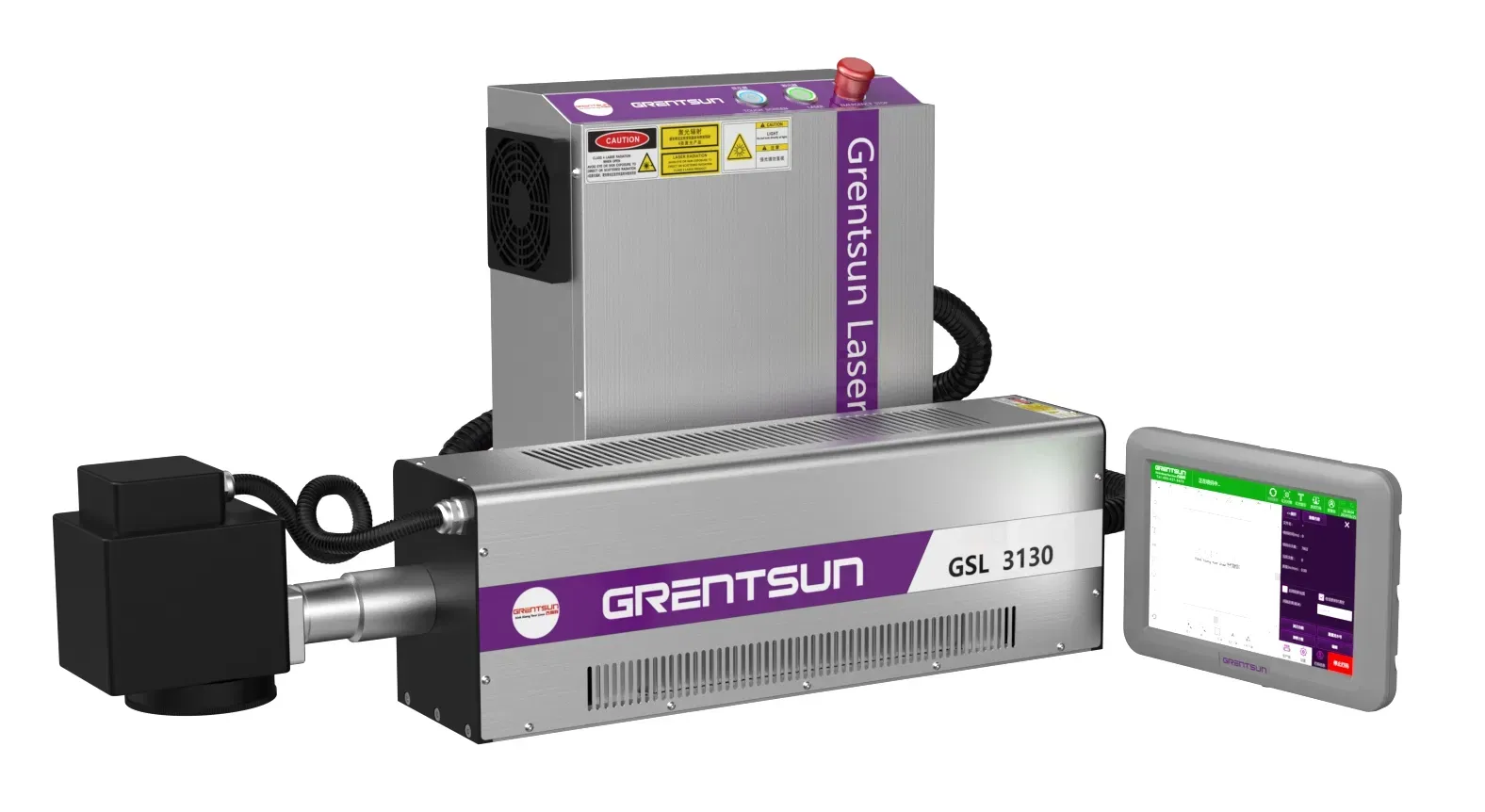 Высокоскоростная линия сборки CO2 лазерного маркировочного станка GSL3000 2