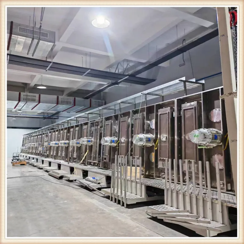 Автоматизированная линия нанесения покрытий с шестнадцатью станциями