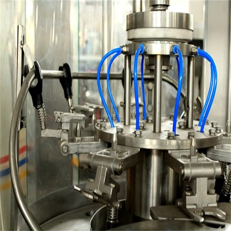 Автоматическая 3 в 1 Пластиковая маленькая бутылка машина для мойки, наполнения и укупорки 6