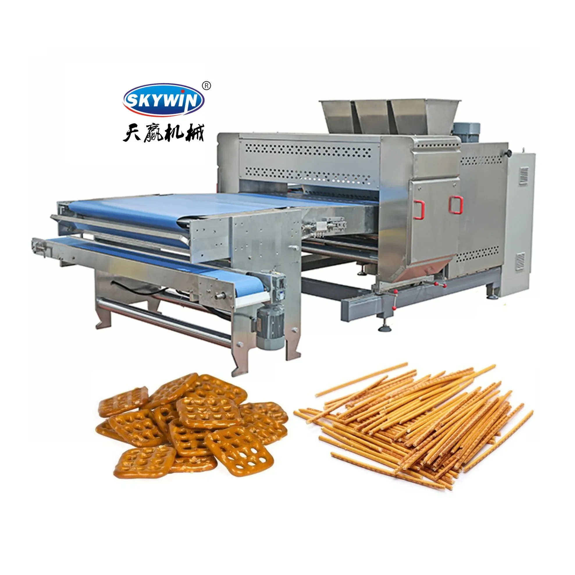 Автоматическая линия по производству щелочных печений, соленых палочек и кренделей