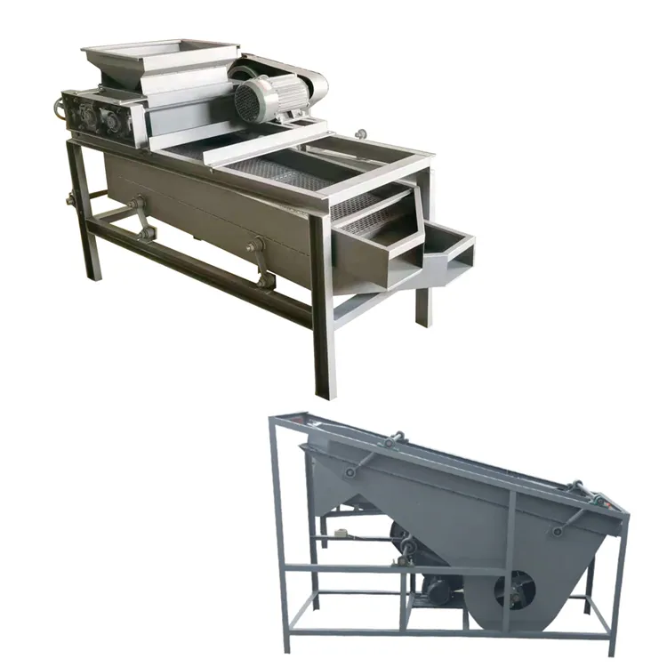 Автоматическая машина для дробления миндаля и абрикосовых косточек 3