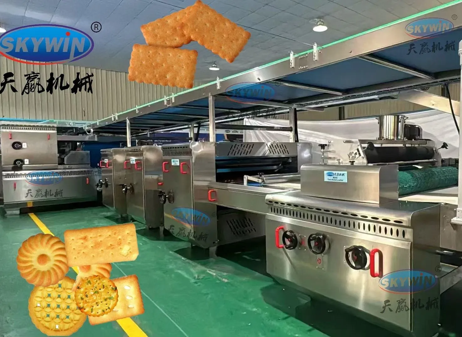 Автоматическая линия по производству печенья коммерческого назначения 6