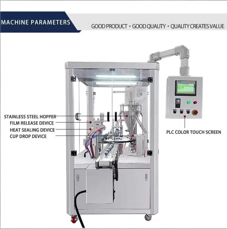 Автоматическая машина для заполнения и упаковки капсул кофе Nespresso K Cup 3