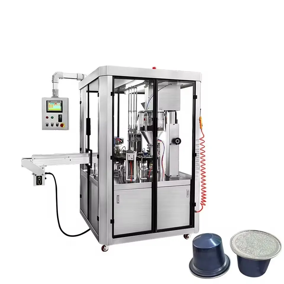 Автоматическая машина для заполнения и упаковки капсул кофе Nespresso K Cup