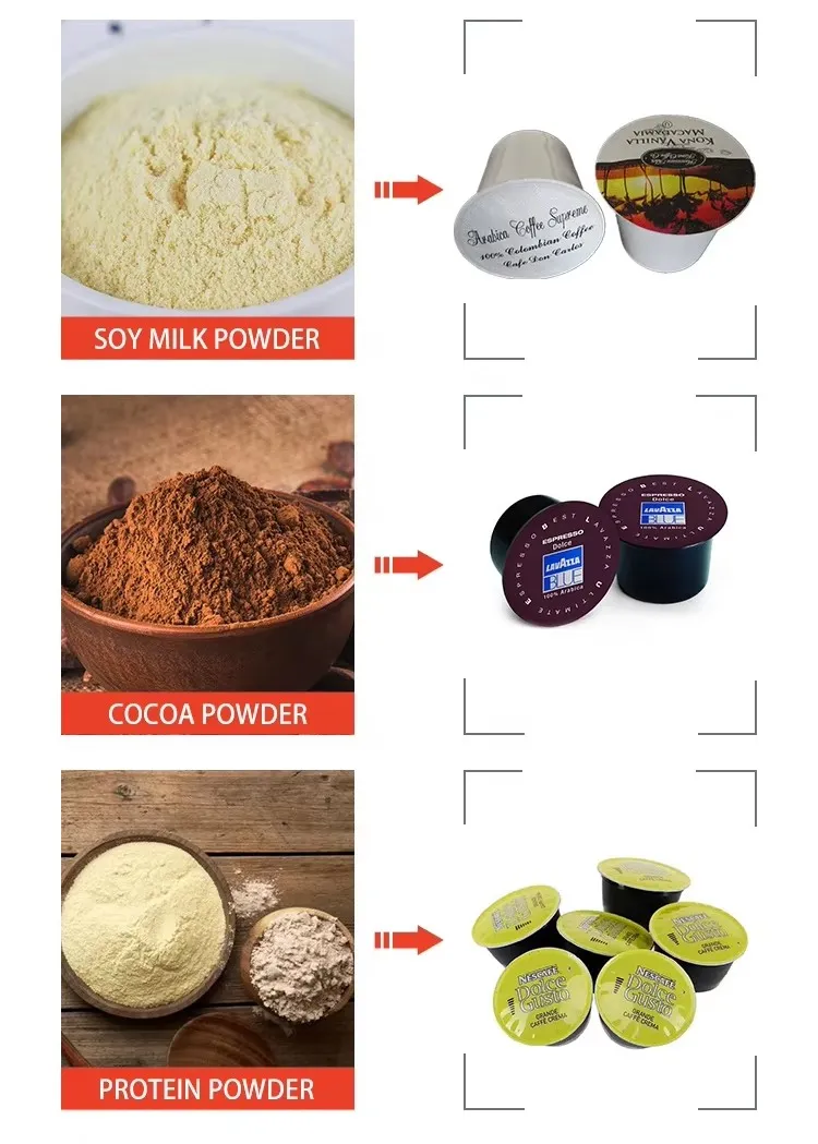 Автоматическая машина для заполнения и упаковки капсул кофе Nespresso K Cup 5