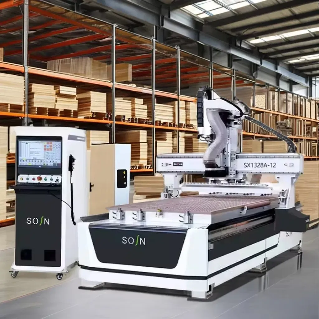 Автоматический ЧПУ деревообрабатывающий станок