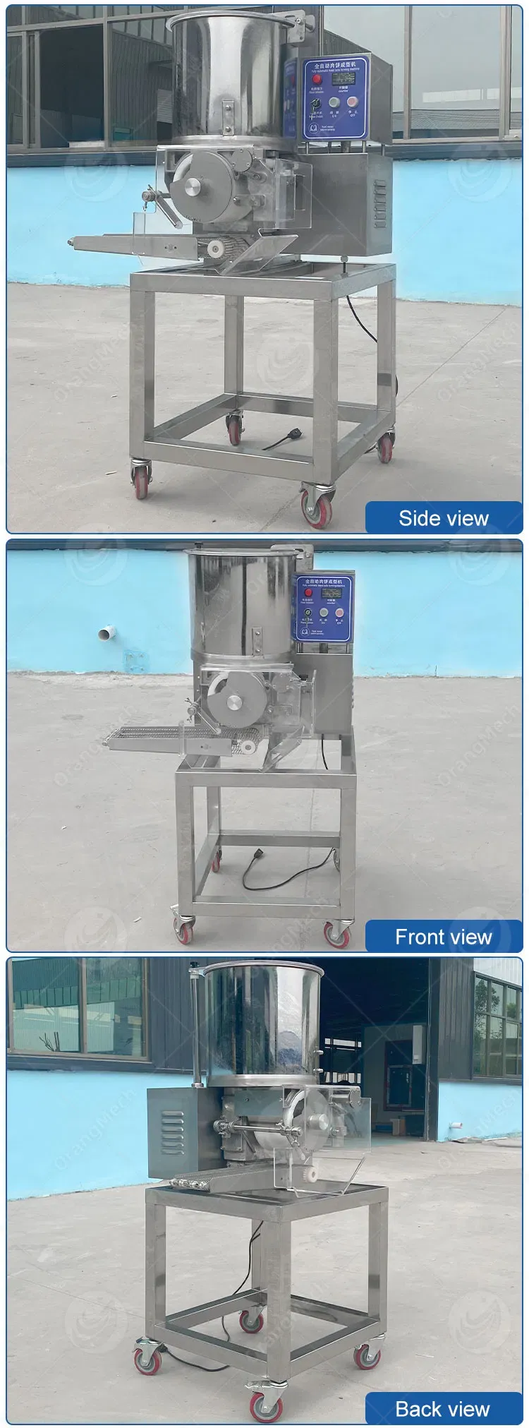 Автоматическая машина для формирования мясных котлет из куриных наггетсов 5