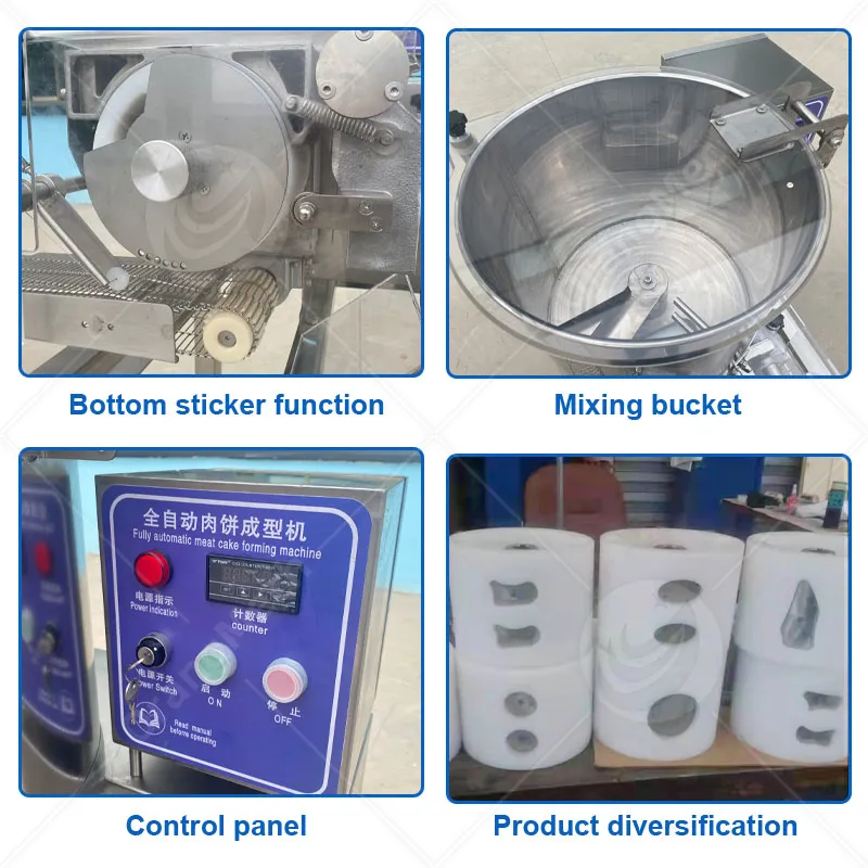 Автоматическая машина для формирования мясных котлет из куриных наггетсов 6