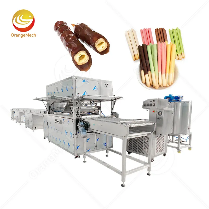 Автоматическая линия охлаждения шоколадного покрытия