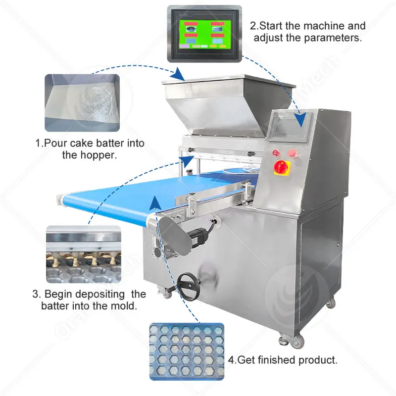 Автоматическая машина для приготовления тортов, маффинов и капкейков 4