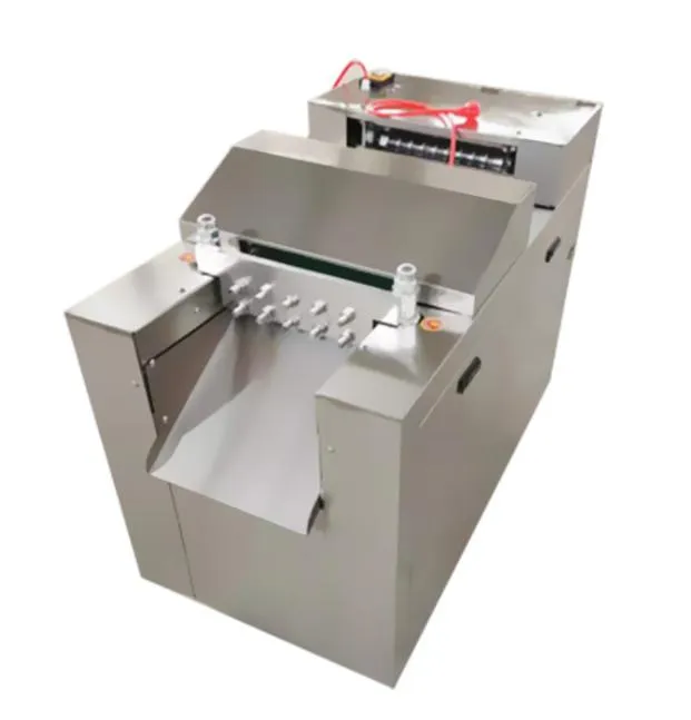 Автоматическая машина для нарезки кубиками свежей курицы и свинины 2