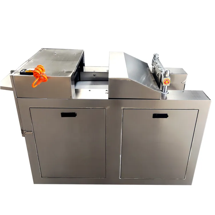 Автоматическая машина для нарезки кубиками свежей курицы и свинины 4