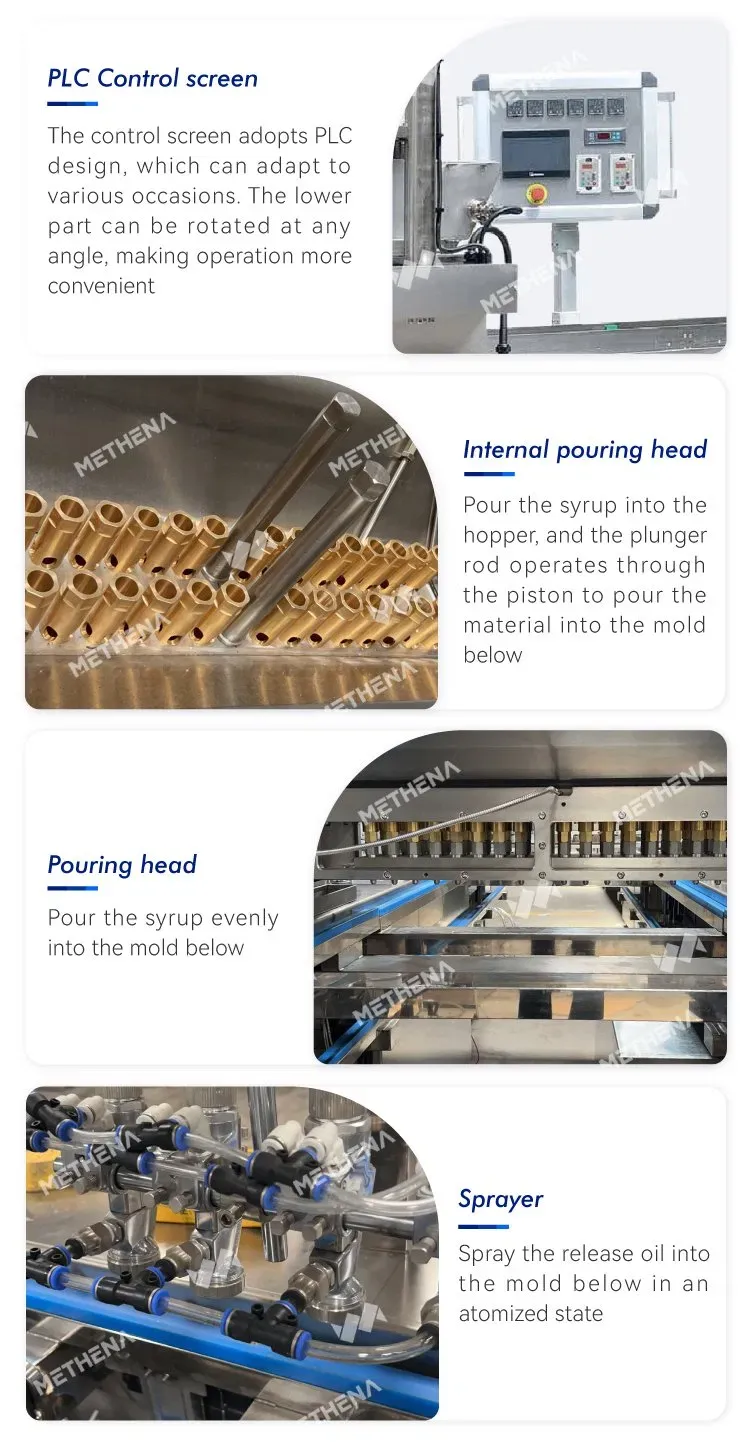 Автоматическая линия производства конфет с кислым кокосовым вкусом 4