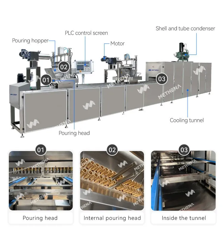 Автоматическая линия производства конфет с кислым кокосовым вкусом 2