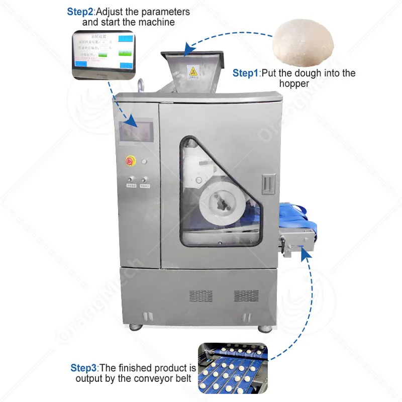 Автоматическая машина для деления и округления теста 5