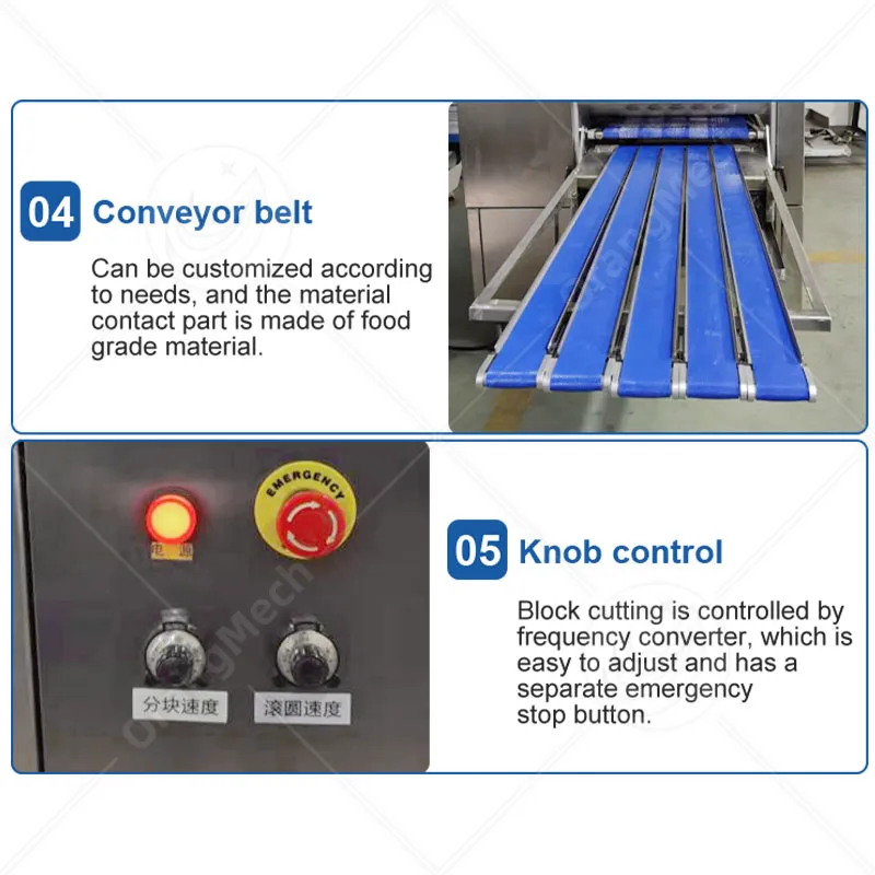 Автоматическая машина для деления и округления теста 3