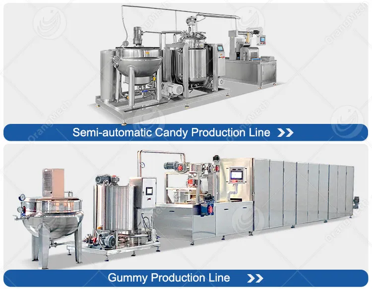 Автоматическая линия по производству желейных конфет 3