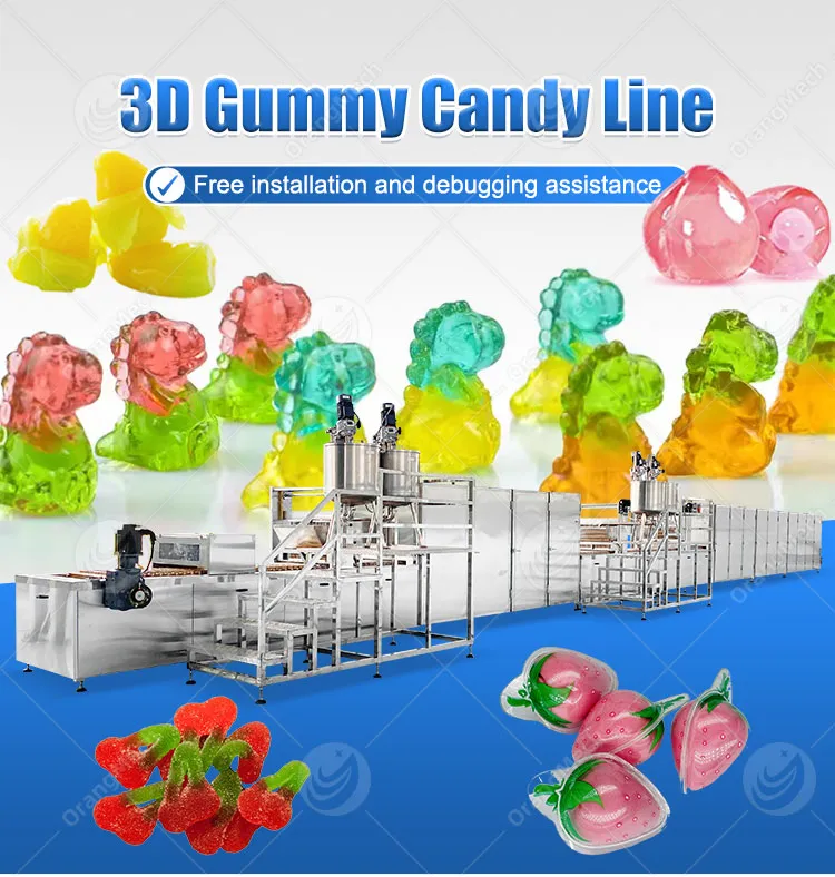 Автоматическая линия по производству желейных конфет