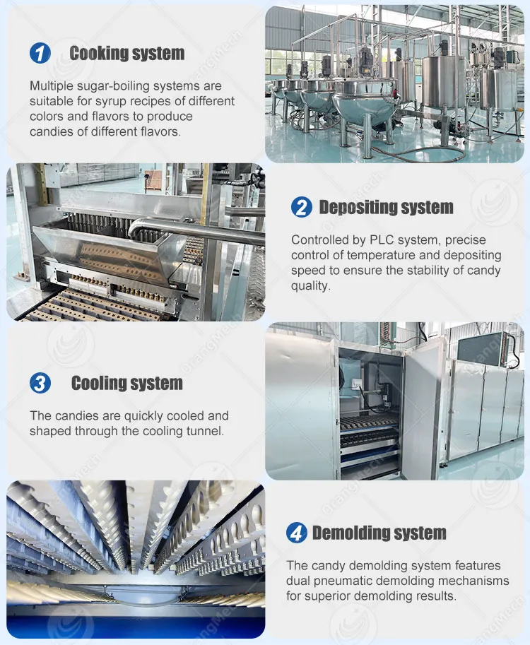 Автоматическая линия по производству желейных конфет 5