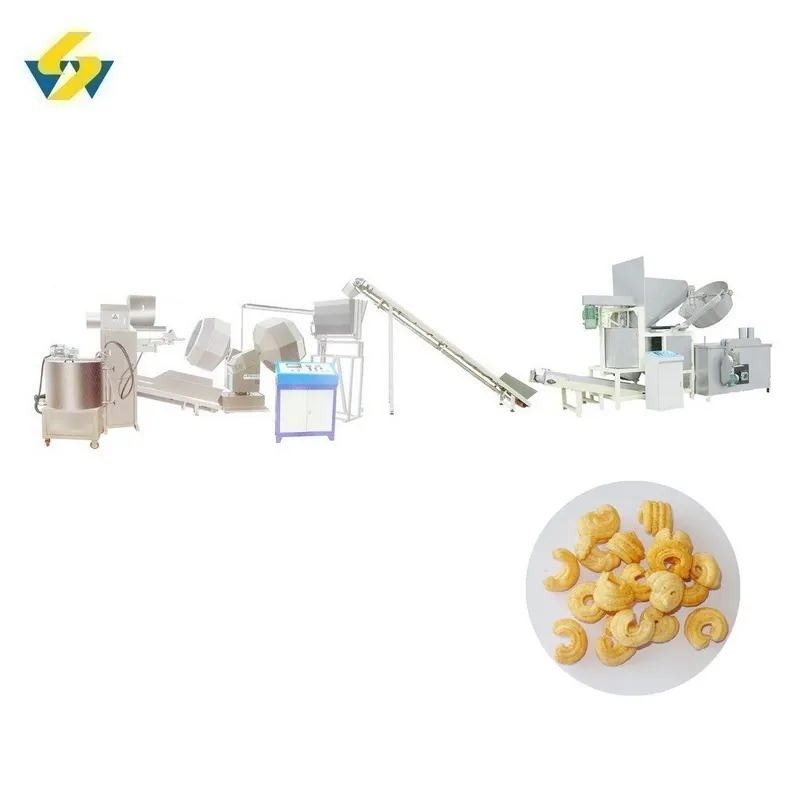 Автоматическая линия по производству жареных закусок