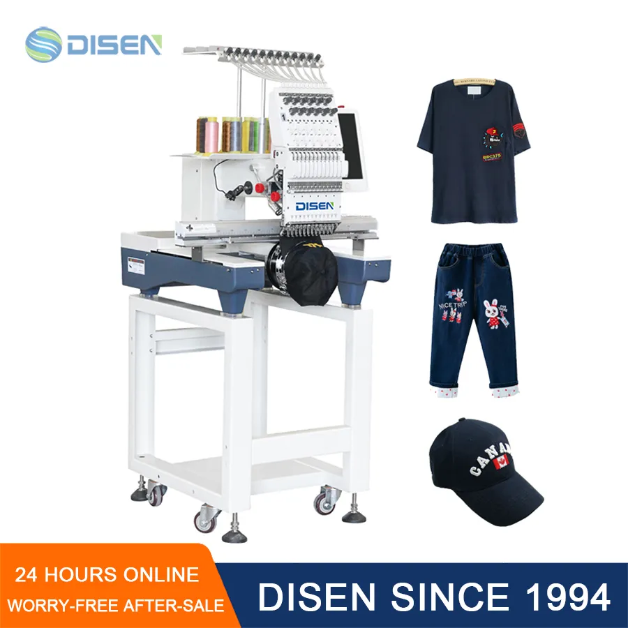 Автоматическая машина для вышивки на футболках, кепках и шляпах