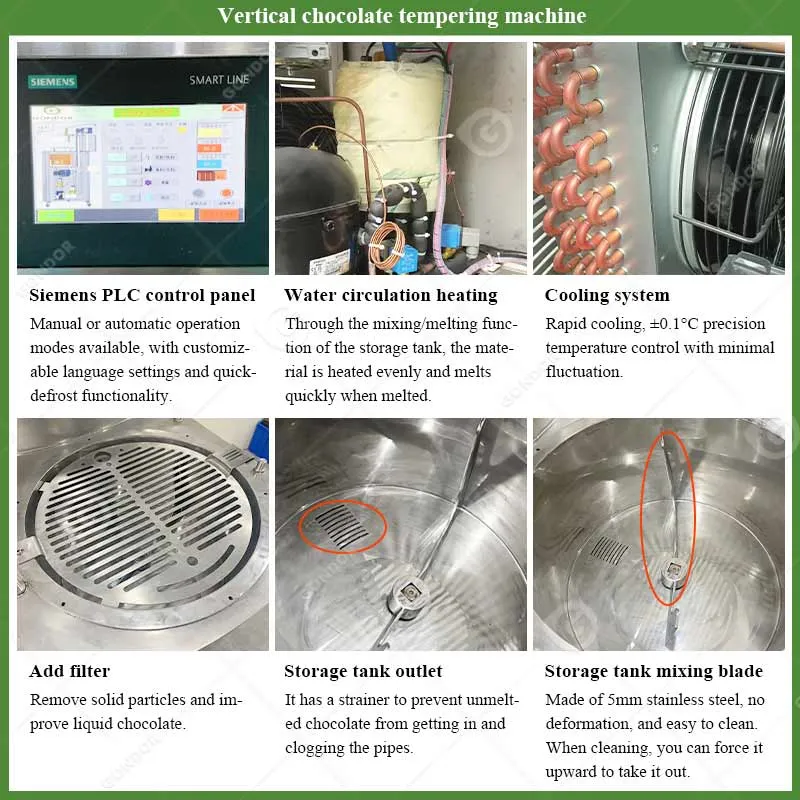 Автоматическая машина для разогрева и расплавления шоколада и молока с диспенсером 4