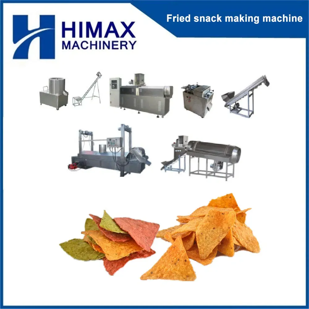 Автоматическая машина для производства жареных чипсов и тортилья-чипсов, цена машины для пуфов