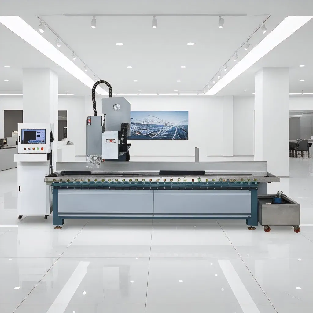 Автоматическая стеклянная сверлильная фрезерная машина 5