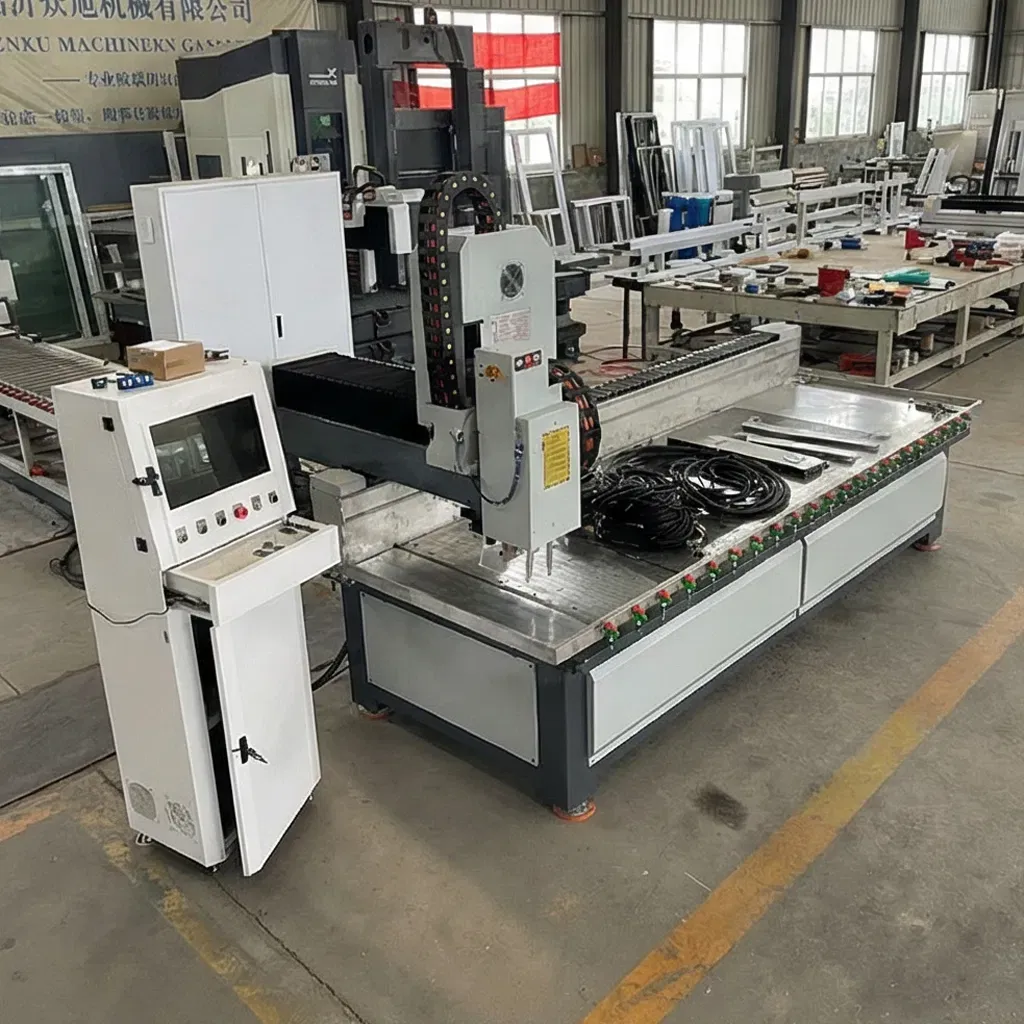 Автоматическая стеклянная сверлильная фрезерная машина 3