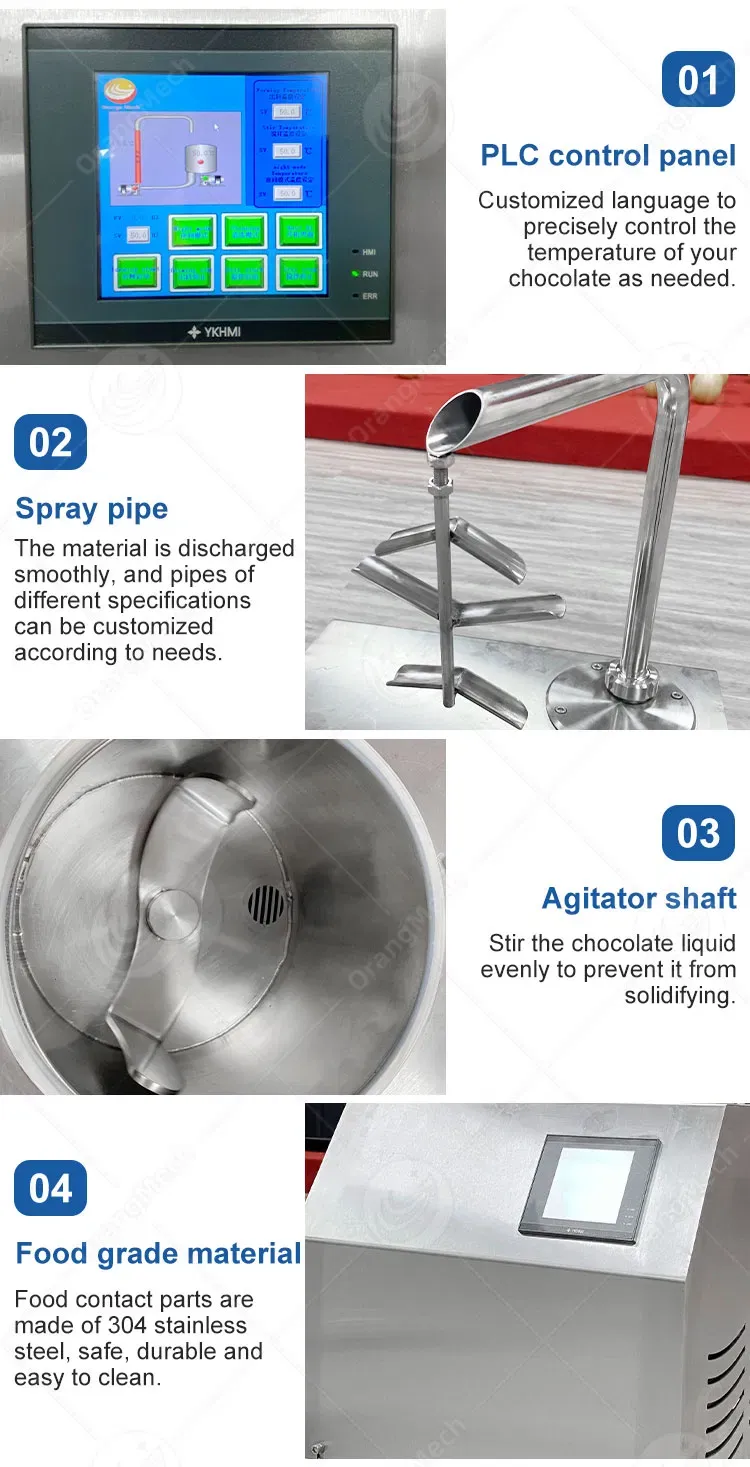 Автоматическая машина для растапливания шоколадного соуса 3