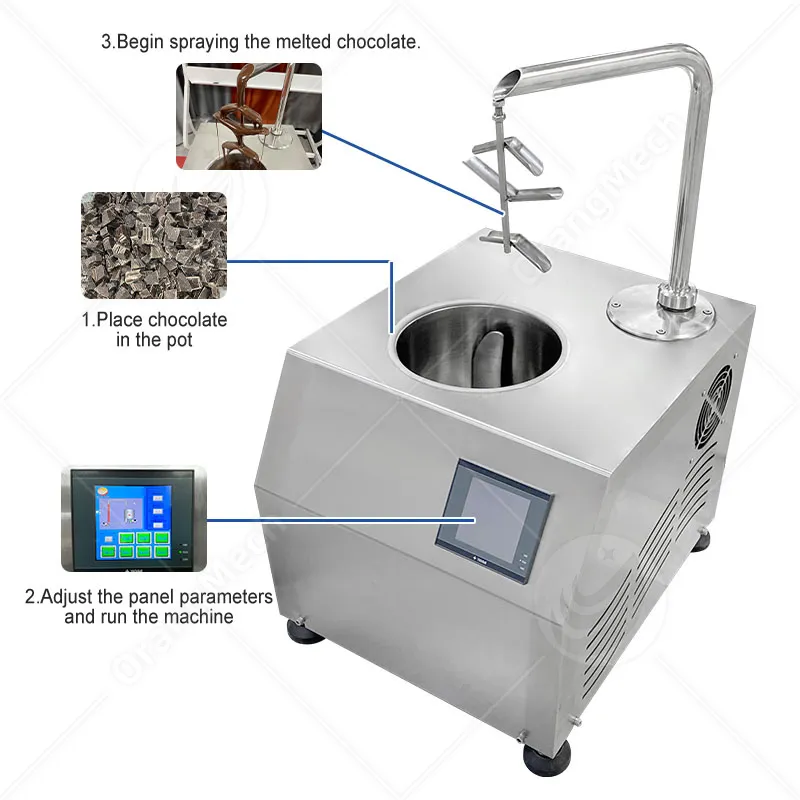 Автоматическая машина для растапливания шоколадного соуса 5